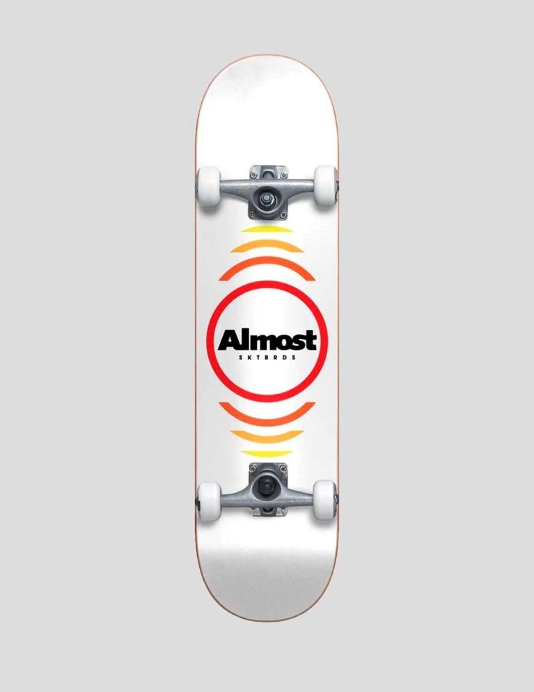 Skate completo ALMOST non utilizzare bianco